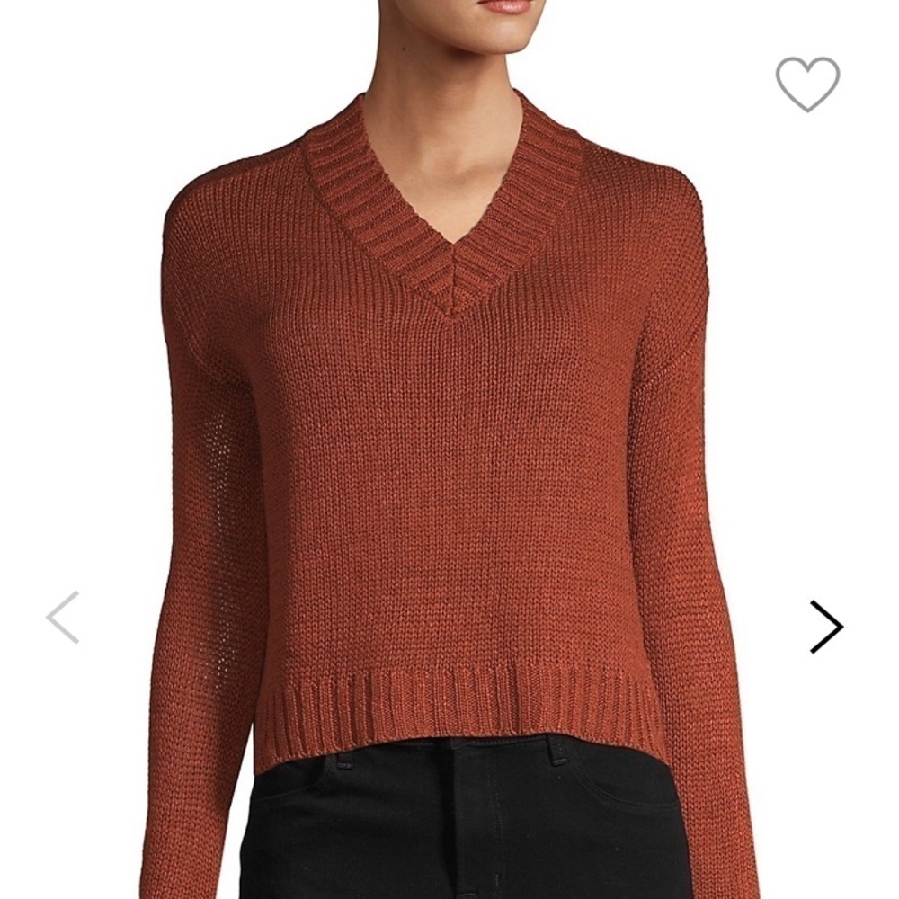 Textured V-Neck Sweater
